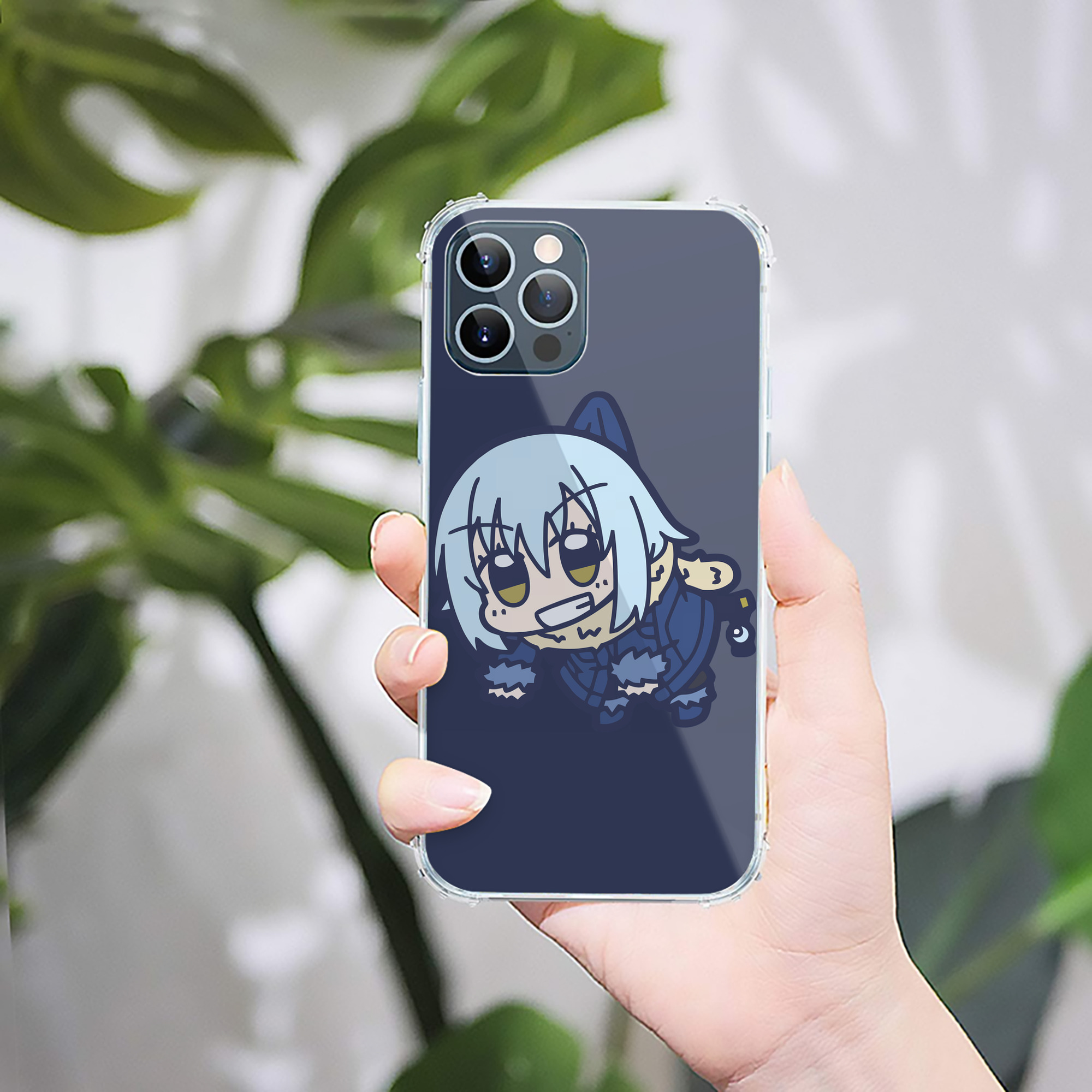 （画像用） 転スラ Regarding Reincarnated to Slime 【iPhone 12シリーズ対応】透明スマホケース（クリアソフトケース）